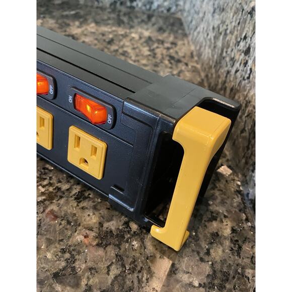 CRST 12-Outlet Surge Protector Power Strip w/ Individual Switches 27” - Picture 5 of 10